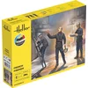 Image de Heller Modelbouwpakket Diorama - 82753 Franse Brandweermannen voor Diorama - 3 Figuren - Starter Kit Plastic - 1:24 - Modelbouw