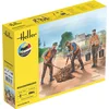 Image de Heller Modelbouwpakket Diorama - 58754 Wegwerkers voor Diorama - 3 Figuren - 77,8mm - Starter Kit Plastic - 1:24 - Modelbouw