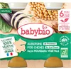 Image de Babybio Aubergine Kikkererwten Moussaka Stijl 6 Maanden en Ouder Bio 2 x 200 g Kuipjes