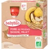 Image de Babybio Peer Banaan Gierst 6 Maanden en + Biologisch 4 x 90g Flessen