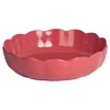 Image de Emile Henry Madeleine Schaal rond gegolfd - Ø270mm - H 65mm - Rose Candy