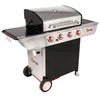 Image de COOKING DEALS - Somagic - MANHATTAN 400GPI - Gas BBQ - 4 branders - 2 roosters - 1 bakplaat - (20p) - 72 x 44 cm