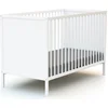 Image de WEBABY - Kinderbed in hout Wit 60 x 120 cm ALBA