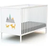 Image de WEBABY - Kinderbed Renard in hout Wit 60 x 120 cm ALBA