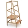 Image de WEBABY Observatie-/leertoren voor kinderen in hout Beuken Gelakt