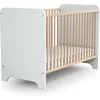 Image de AT4 - Kinderbed CARROUSEL in hout Wit en Beuken 60 x 120 cm