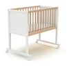 Image de AT4 - Wieg comfort - 40 x 80 cm - babybed - Wit, Beuken