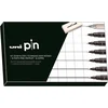 Image de Uni-Ball - set 6 technische stiften intens zwart - + 1 vulpotlood + 1 gum