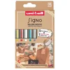 Image de Uni Signo Gelpen Glitter Set Kerst + 1 Gratis Washi Tape