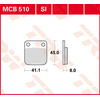 Image de TRW Plaquettes de frein, et mâchoires moto, MCB510 Allround organique