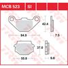 Image de TRW Plaquettes de frein, et mâchoires moto, MCB523SI Sinter offroad