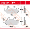 Image de TRW Plaquettes de frein, et mâchoires moto, MCB627 Allround organique