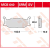 Image de TRW Plaquettes de frein, et mâchoires moto, MCB640 Allround organique