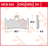 Image de TRW Plaquettes de frein, et mâchoires moto, MCB659 Allround organique