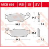 Image de TRW Plaquettes de frein, et mâchoires moto, MCB669 Allround organique