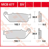 Image de TRW Plaquettes de frein, et mâchoires moto, MCB677 Allround organique