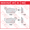 Image de TRW Plaquettes de frein, et mâchoires moto, MCB575RSI Sinter compétition offroad