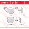 Image de TRW Plaquettes de frein, et mâchoires moto, MCB519SI Sinter offroad
