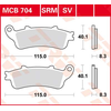 Image de TRW Plaquettes de frein, et mâchoires moto, MCB704 Allround organique