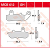 Image de TRW Plaquettes de frein, et mâchoires moto, MCB612SH Sinter street