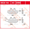 Image de TRW Plaquettes de frein, et mâchoires moto, MCB744 Allround organique