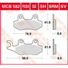 Image de TRW Plaquettes de frein, et mâchoires moto, MCB582SH Sinter street