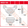 Image de TRW Plaquettes de frein, et mâchoires moto, MCB765 Allround organique