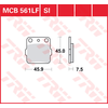 Image de TRW Plaquettes de frein, et mâchoires moto, MCB561 Allround organique