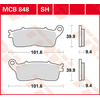 Image de TRW Plaquettes de frein, et mâchoires moto, MCB848SH Sinter street