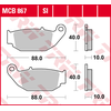 Image de TRW Plaquettes de frein, et mâchoires moto, MCB867SI Sinter offroad