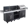Image de BBQ Set gasbarbecues - Grill/Plancha - FIDGI 4 + dressoir + aanrecht