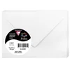 Image de Pollen by Clairefontaine envelop Mini, 75 x 100 mm, wit, 120 g/m²
