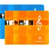 Image de Muziekschrift liggend 165x210mm  assorti