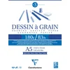 Image de Clairefontaine Drawing grained paper - 180g A5