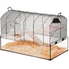 Image de ZOLUX | Zolux Knaagdierkooi Neo Panas Glas / Tralies Zwart
