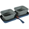 Image de Opvouwbare Voer- en Drinkbak Zolux - Lichtgewicht 2x700ml - Compacte Set voor Honden en Katten
