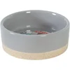 Image de Zolux Olaria Voerbak Keramiek - Ronde Grijs 300ml met Anti-Slipbodem - Kattenvoerbak 12cm