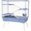 Image de Zolux Neolife 100 Knaagdierkooi - Dierenverblijf - 99x54x114 cm Blauw