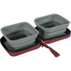 Image de Opvouwbare Voer- en Drinkbak Zolux - 2x700ml, Lichtgewicht, Compact - Ideaal voor Honden en Katten