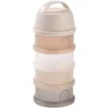 Image de Béaba Melktoren - Baby Melkpoeder Doseerdoosjes - 4 Laagse Melkpoeder Toren - Babyvoeding Bewaarbakjes - BPA Vrije Poedertoren - Clay