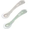 Image de Béaba Lepel Set - Siliconen - Velvet Grey/Sage Green - 8+ Maanden - 2 Stuks