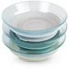 Image de Béaba x Duralex Glazen Bordjes Set van 3 - Gehard Glas - Antislip Zuignap - Gemaakt in Frankrijk - Groen