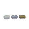 Image de Béaba Snackbox Adventure - RVS Bewaarbakjes met Siliconen Deksel - Magnetron- & Ovenbestendig - 250 ml - 3 Stuks - Geel / Groen / Blauw