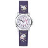 Image de Certus-Kinderhorloge-Paars lederen band-Unicorn band.