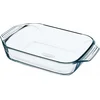 Image de Ovenschaal Rechthoek - Met Grepen - Borosilicaatglas - 1,4 liter - Transparant