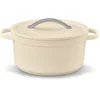 Image de Beka Plume Braadpan - Ø 24 cm - Stoofpot - Gerecycleerd gietaluminium - Extra lichtgewicht - PFAS-vrij - 4,5 L - Crème