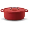 Image de Beka Plume Braadpan - Ø 31 cm - Stoofpot - Gerecycleerd gietaluminium - Extra lichtgewicht - PFAS-vrij - 6 L - Rood