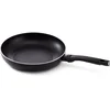 Image de KitchenFun Salsa Non-Stick Koekenpan Ø 24cm   Incl. warmte indicator - Inductie geschikt- lichtgewicht Aluminium- Dubbele Anti-aanbaklaag   Hitte werende soft touch greep - Ergonomisch   Zwart