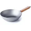 Image de Beka Nomad wokpan - Ø 24 cm - Staal - PFAS-vrij - Houten greep - Geschikt voor inductie & BBQ