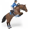 Image de Papo Horses Springpaard met Ruiter Meisje 51560